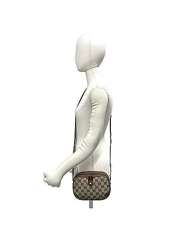 Gucci GUCCI Old Gucci Sherry Line GG Logo Pattern Leather Shoulder Bag/Pouch Brown 69155 (view 2)