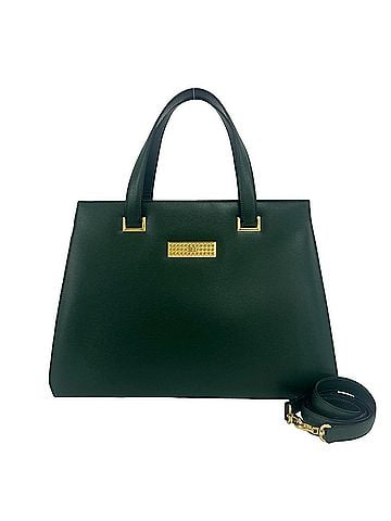 Christian Dior Christian Dior CD Logo Hardware Leather 2-way Shoulder Bag/Handbag Green 39133 (view 1)