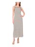 1.State 81% Polyester 19% Cotton 100% Cotton Stripes Black White Casual Dress Size 4 - photo 1