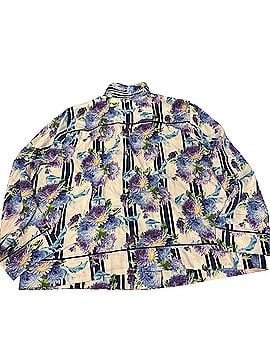 J.Crew x Dauphinette Drapey Button-up Top Long Sleeve Blouse (view 2)