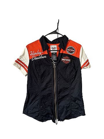 Harley Davidson Short Sleeve Button-Down Shirt (view 1)