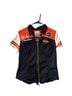 Harley Davidson Black Red White Short Sleeve Button-Down Shirt Size M - photo 1