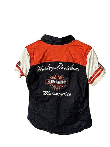 Harley Davidson Short Sleeve Button-Down Shirt (view 2)