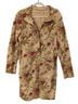 Johnny Was 97% Cotton 3% Spandex 100% Polyester Floral Red Pink Tan Coat Size L - photo 4