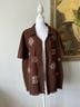 Alfred Dunner Solid Brown Short Sleeve Button-Down Shirt Size 18 - photo 8