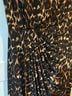 Connected Apparel 96% Polyester 4% Spandex 100% Polyester Animal Print Black Brown Gold Cocktail Dress Size 10 - photo 4