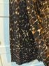 Connected Apparel 96% Polyester 4% Spandex 100% Polyester Animal Print Black Brown Gold Cocktail Dress Size 10 - photo 5