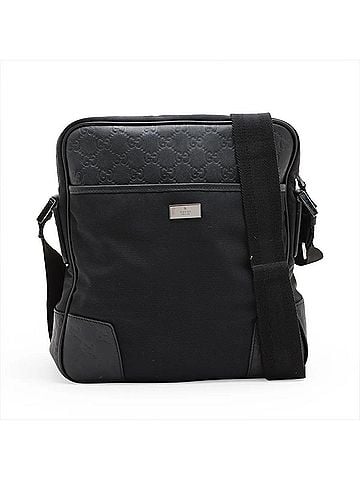 Gucci Gucci Guccissima 162783 Leather Shoulder Bag Messenger Business Tote for Men (view 1)