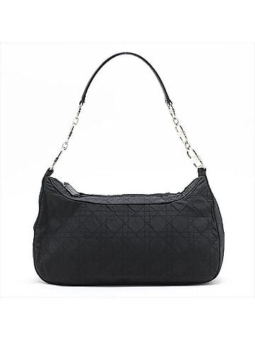 Christian Dior Christian Dior Cannage Leather Chain Shoulder Bag Tote Black Women's (view 1)