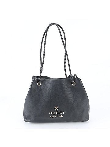 Gucci Gucci 419689 Leather Tote Bag Shoulder Handbag Black Women's (view 1)