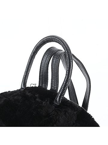 Fendi Fendi Leather Backpack, Rucksack, Shoulder Bag, Black, Women's (view 2)