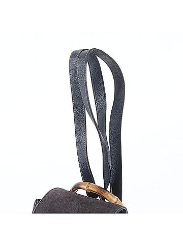 Gucci Gucci Bamboo 003-1956-0030 Leather Backpack Shoulder Bag Navy Women's (view 2)