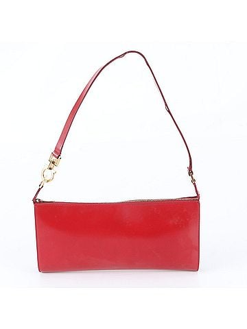 Salvatore Ferragamo Salvatore Ferragamo Gancini Leather Shoulder Bag Handbag - Brand Name Women's (view 1)