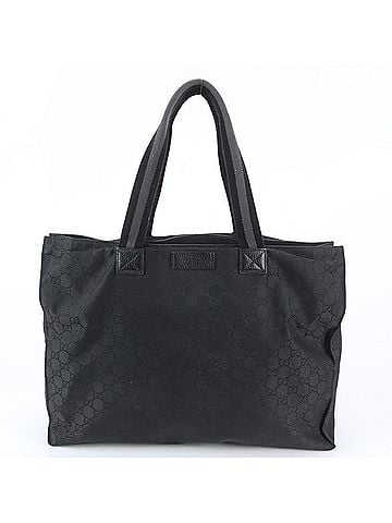 Gucci Gucci GG Nylon Leather Tote Bag Shoulder Business Black Men's Women's (view 1)