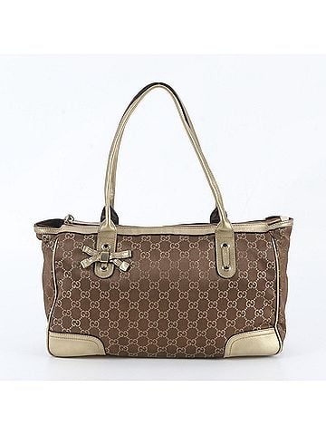 Gucci Gucci GG Canvas Princy 177052 Leather Tote Bag Shoulder Handbag for Women (view 1)