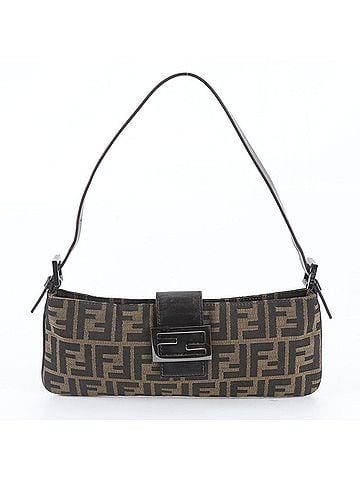 Fendi Fendi Zucca Mamma Bucket Leather Canvas Shoulder Bag Handbag for Women (view 1)