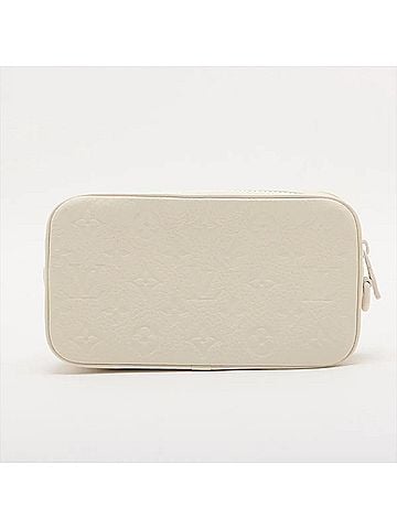 Louis Vuitton Louis Vuitton Monogram Empreinte Pochette Volga M53551 Leather Second Bag Clutch for Men (view 2)