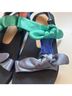 Stuart Weitzman Color Block Solid Multi Color Sandals Size 7 1/2 - photo 4