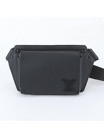 Louis Vuitton Louis Vuitton RFID-protected LV Aerogram Takeoff Sling Bag M57081 Leather Body for Men (view 2)