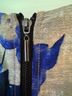 Kensie 100% Polyester 100% Polyester Floral Blue Gray Short Sleeve Blouse Size M - photo 5
