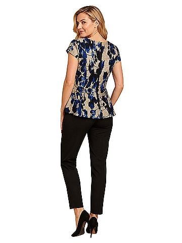 Kensie Short Sleeve Blouse (view 2)