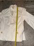 Trina Turk 97% Cotton 3% Elastoester 100% Acetate White Jacket Size 4 - photo 12