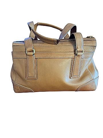 Coach authentic Vintage Coach Hampton Turnlock Signature Stripe Satchel (Style No. 11609), Leather Satchel (view 2)