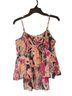 Lilly Pulitzer 100% Rayon Floral Multi Color Short Sleeve Blouse Size XXS - photo 2