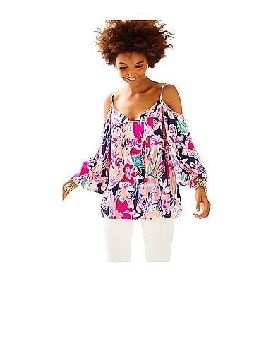 Lilly Pulitzer Short Sleeve Blouse (view 1)
