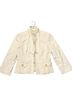 Trina Turk 97% Cotton 3% Elastoester 100% Acetate White Jacket Size 4 - photo 1