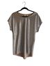 Chico's Gold Short Sleeve Blouse Size 2 - photo 1