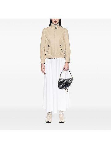 Dior Oblique Canvas Saddle Bag (view 2)