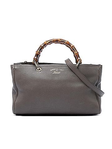 Gucci Medium Calfskin Bamboo Shopper Satchel (view 1)