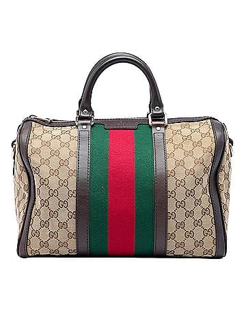 Gucci Medium GG Canvas Web Joy Boston Bag (view 1)