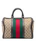 Gucci 100% Canvas Brown Medium GG Canvas Web Joy Boston Bag One size - photo 1