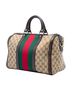Gucci 100% Canvas Brown Medium GG Canvas Web Joy Boston Bag One size - photo 3