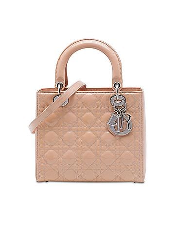 Dior Medium Patent Cannage Lady Dior (view 1)
