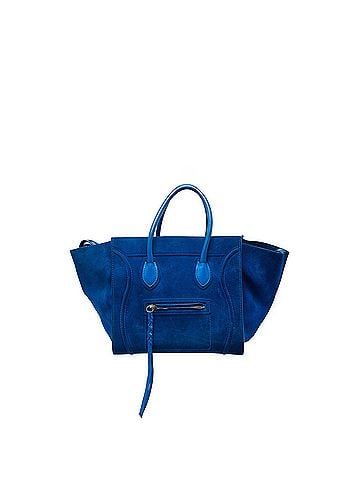 Céline Medium Suede Phantom Luggage Tote (view 1)