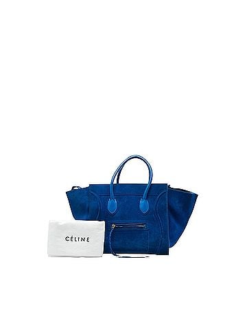 Céline Medium Suede Phantom Luggage Tote (view 2)