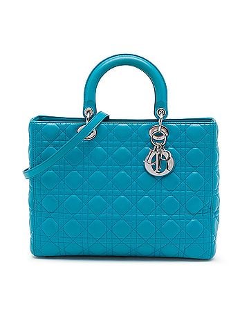 Dior Large Lambskin Cannage Lady Dior (view 1)