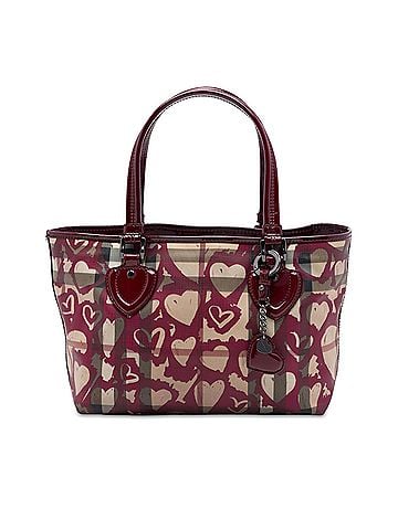 Burberry House Check Coated Canvas Hearts Gracie Tote (view 1)