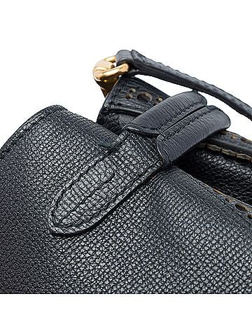 Burberry Medium Grained Calfskin Brogue and Fringe Banner Satchel (view 2)