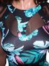 Guess Floral Teal Cocktail Dress Size XS - photo 4