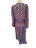 Maje 100% Polyester Floral Purple White Casual Dress Size XL - photo 4