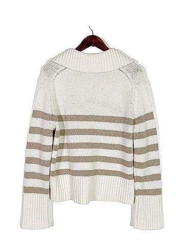 Jenni Kayne Phoebe Polo Cashmere Pullover Sweater (view 2)