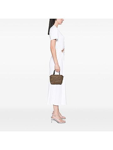 Fendi Mini Zucchino Canvas Handbag (view 2)