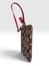 Coach Print Brown Tan Pink Wristlet One size - photo 5