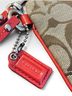 Coach Print Brown Tan Pink Wristlet One size - photo 3