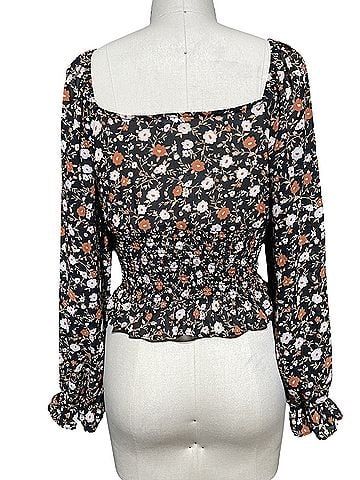 E&M Collection Long Sleeve Blouse (view 2)