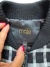 Maje Checkered-gingham Black White Jacket Size M - photo 2